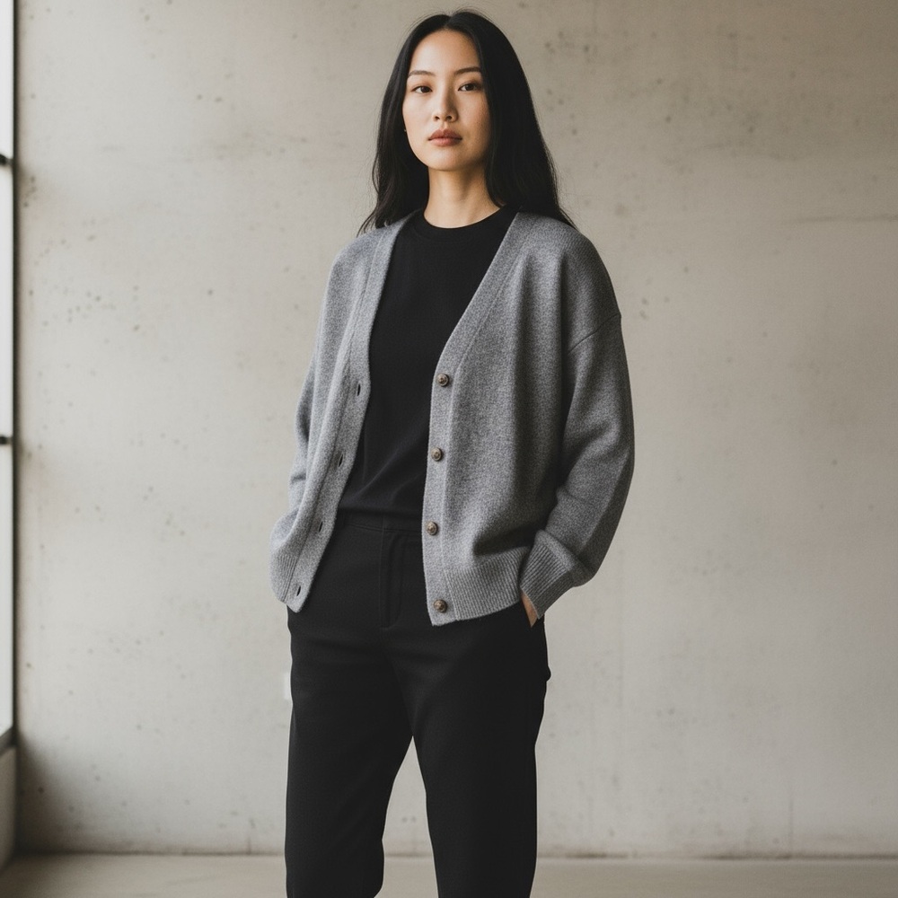 Madewell Heather Gray Knit‎ Sweater